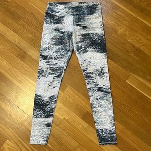 Fabletics snakeskin leggings Small
